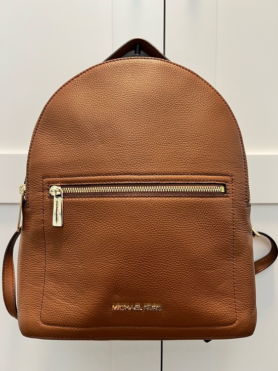 Michael Kors Handbags - Michael Kors Leather Brown Backpack Brown NWT Gold Hardware Small Travel Bag
